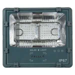 Proyector De Area Led Con Panel Solar 600W RGB IP67 + 2 Control – APP Tuya