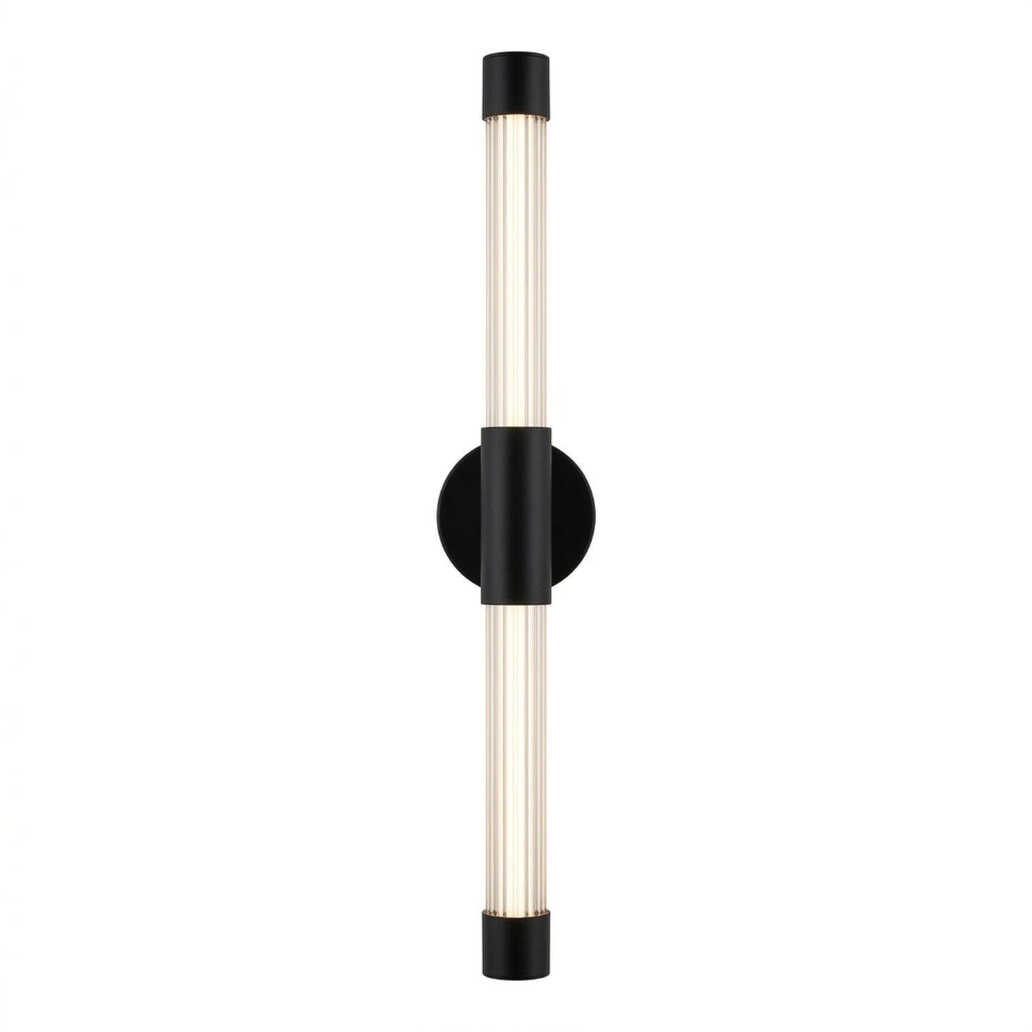 Lampara Pared Led 8w-18w Tubular 3 tonos Color Negro W638
