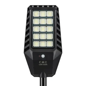 Foco Solar Led Tipo Poste 6500k 1200W Incluye Soporte y Control MBLY