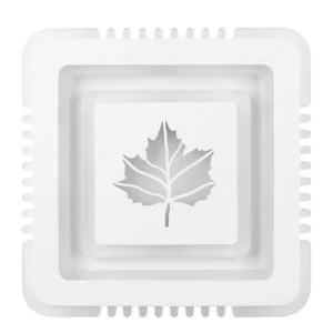 Lampara de Techo Led Acrilica Cuadrada 30cm Hoja Central Modelo 812 3tonos