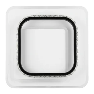 Lampara de Techo Led Acrilica Cuadrada 30cm Vidrio Cuadrado Modelo 813 3tonos