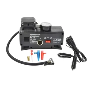 Compresor De Aire 250Psi Doble Uso 12V Y 220V Auto Casa