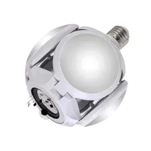 Ampolleta Led Bluetooth Parlante Plegable Pelota 4 Aspas