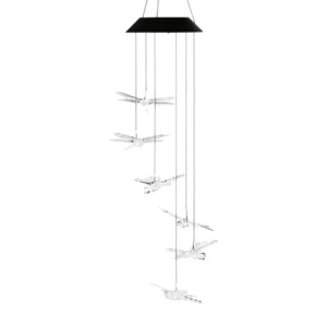 Decorativo Solar Libélula Viento Luz Casa Jardín