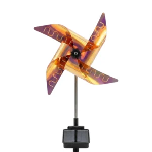 Estaca Solar Led Remolino Luz Colores pack 2 Und