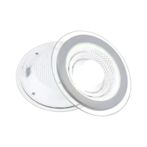 Panel Led Embutido Borde De Vidrio 6w Elegante 3 Tonos de Luz