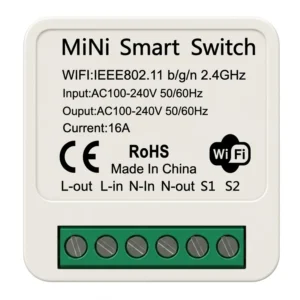 Rele Modulo Mini Interruptor Simple Wifi Con Neutro APP Tuya o Smart Life