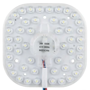 Placa Led Repuesto 18W Cuadrado C/Iman 6500K 48 Led 15x15Cm