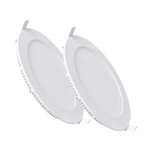 Pack 2 Panel Led Redondo 18w Frio 6500k Konnergie 12 Meses Garantia