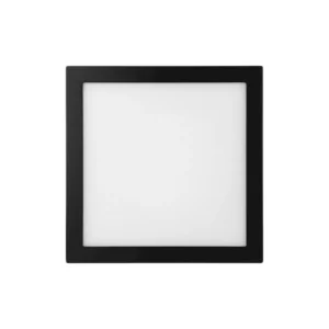 Panel Sobrepuesto Cuadrado18w Frio 6500k Borde Negro Konnergie