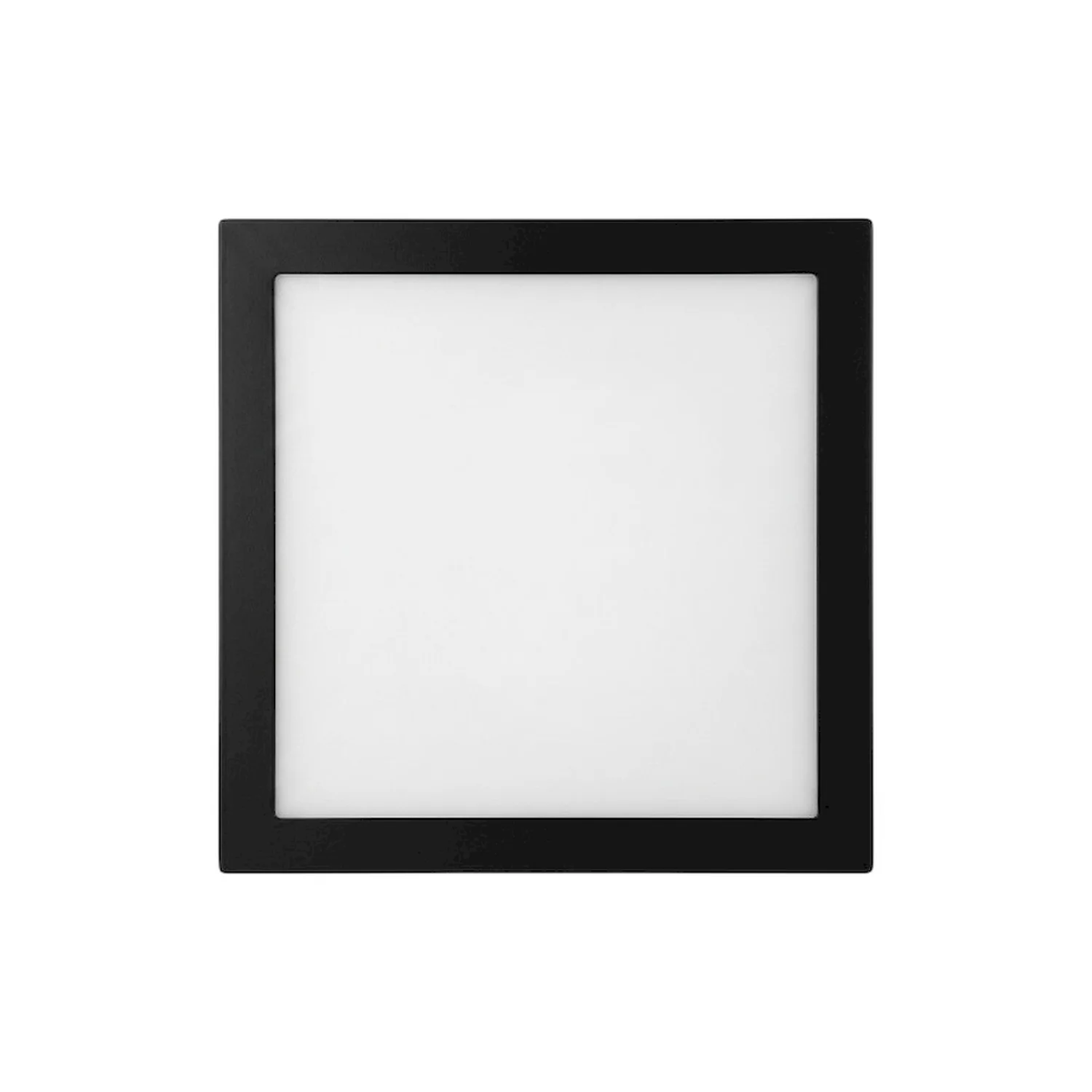 Panel Sobrepuesto Cuadrado18w Frio 6500k Borde Negro Konnergie