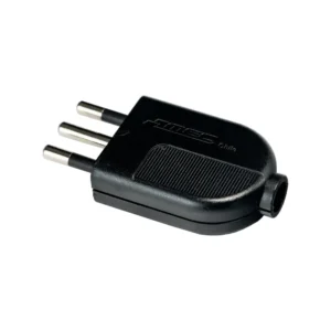 Macho Convertible S/Recta C/Tierra 250v-10a-2p Color Negro