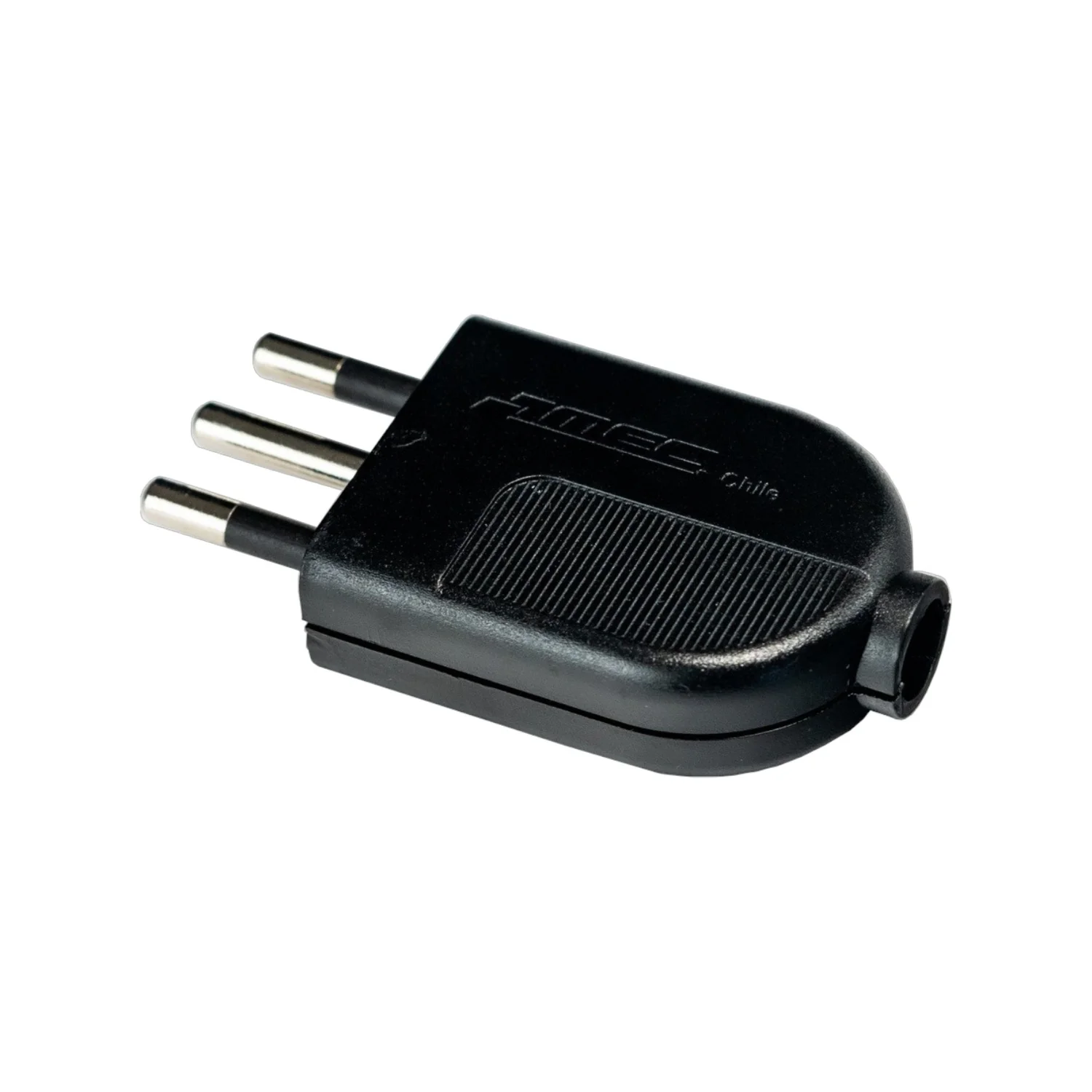 Macho Convertible S/Recta C/Tierra 250v-10a-2p Color Negro