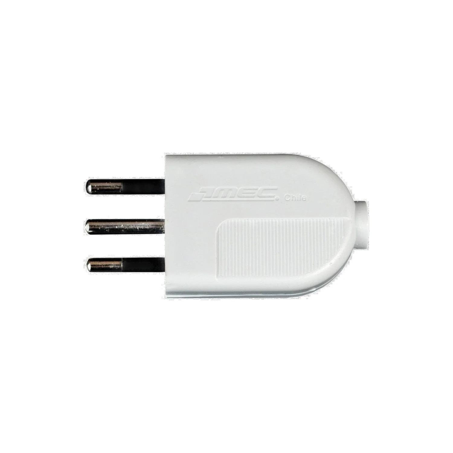 Macho Convertible S/Recta C/Tierra 250v-10a-2p Color Blanco