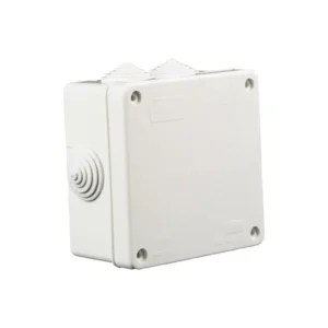 Caja Estanca Con Conos 100x100x60mm IP54 7 Conos Libre de Halógenos MEC