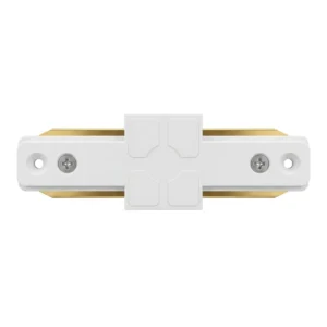 Union Conector Recto Blanco Para Riel Energizado