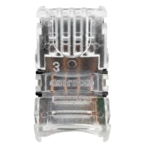 Conector de tira LED RGB de, 4 pines, 5050, 10mm, Para Cinta LED, IP65, Uso Con Cable.