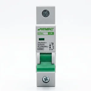 Interruptor Automático Unipolar Rup. 6ka Curva C 1p / 6a MEC