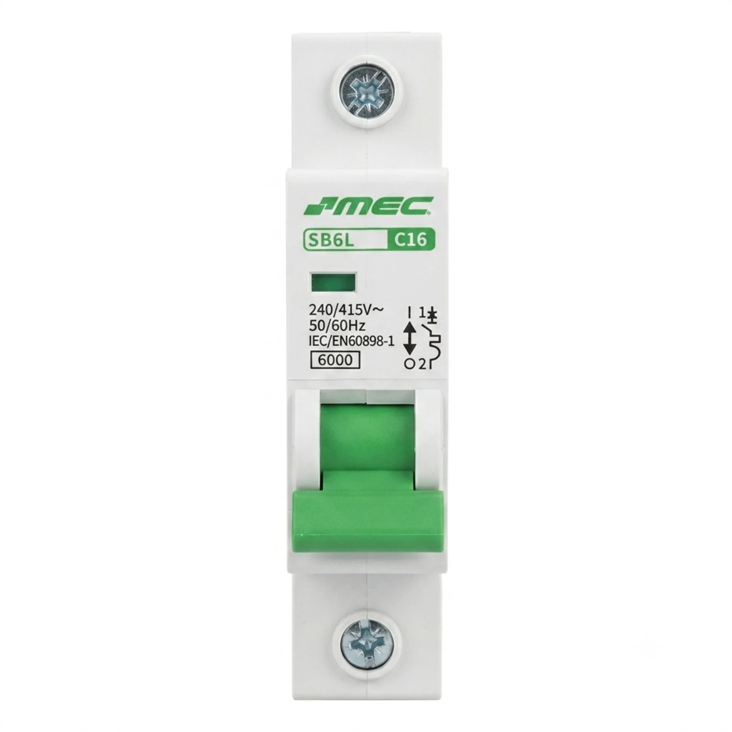 Interruptor Automático Unipolar Rup. 6ka Curva C 1p / 16A MEC