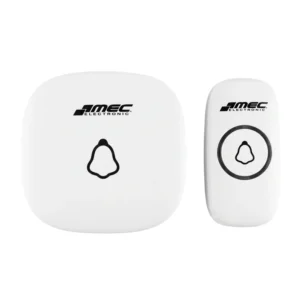 Timbre Inalámbrico 57 Tonos 120Mts Color Blanco MEC