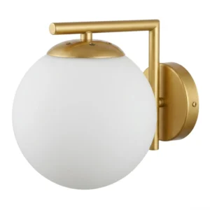 Aplique Esfera Gold Rosca E-27 Led Con Ampolleta