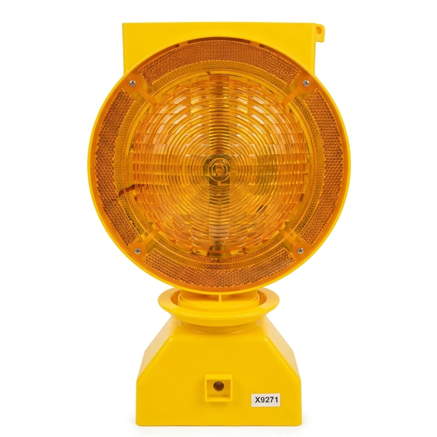 Reflector Solar Led Vial Luz Seguridad Para Cono Carretera Camino