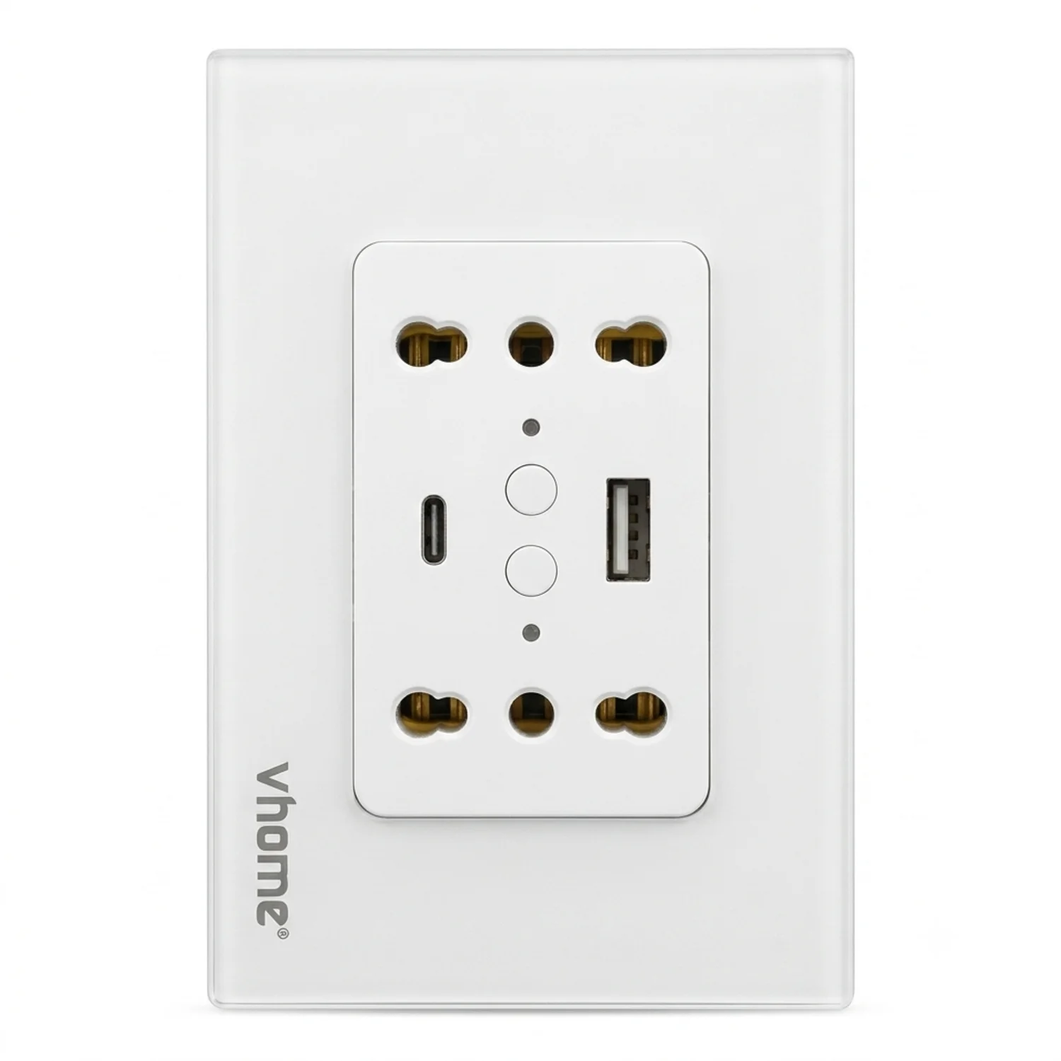 Enchufe de Pared Wifi 16A 2 Salidas+2 Puertos USB y Tipo C Compatible con Alexa y Google
