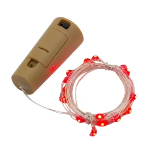 Led Lagrimas De Arroz 2mt ROJO C/Corcho