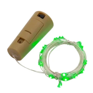 Led Lagrimas De Arroz 2mt VERDE C/Corcho