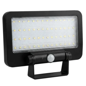 Aplique de Muro Solar C/Sensor 5m 10pcs Smd 1×3,7v 6500k 3w