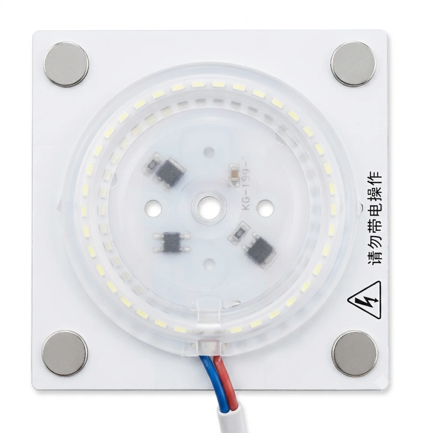 Placa Led Repuesto 18W C/Iman 8x8cm Frio UNIDAD