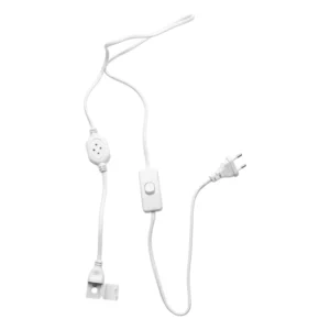 Enchufe Con Interruptor Para Cinta Led 220V Impermeable 2835 Smd 50mts Maxino