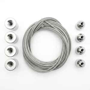 Kit De Piolas de Acero Para Colgar Suspender Paneles LED 60×60