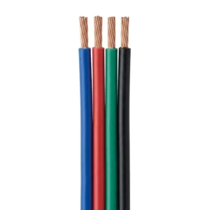 Cable para LED RGB Cable 4 Polos 4×0.3mm (Precio x Metro Lineal)