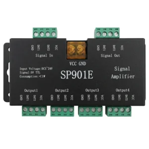 Amplificador de señal SP901E SPI, LED RGB, DC5-24V