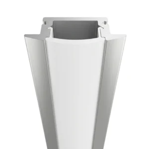 Perfil De Aluminio Para Embutir 17x7Mm, Incluye Difusor Opal 12mm, 2Mt